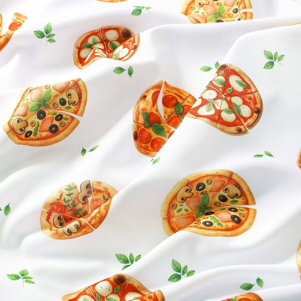 Goldea hranatý teflonový ubrus - lahodná pizza 120 x 180 cm
