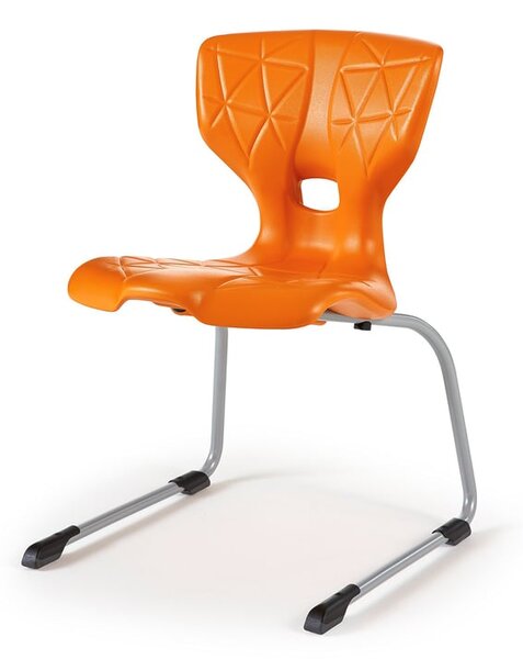 AJ Produkty Židle ALDA III, výška 460 mm, oranžová