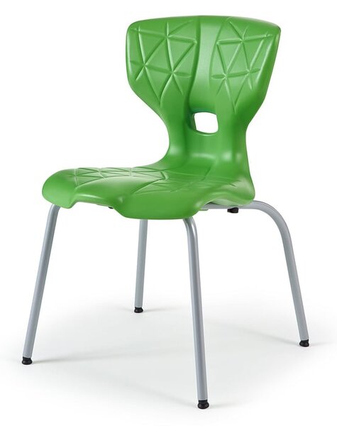 AJ Produkty Židle ALDA I, výška 460 mm, zelená