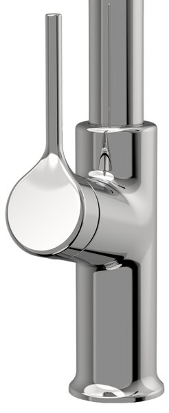 Invena Farsala, vysoká dřezová baterie s 2-funkční výsuvnou výlevkou h-369, chromová, INV-BZ-40-L01-S