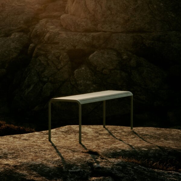 FERM LIVING Zahradní lavice Dapple, Tea Green