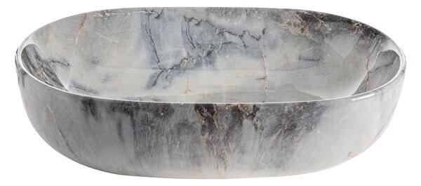 Invena Korfu, umyvadlo na desku 600x420x145 mm, imitace kamene-mramor, INV-CE-34-722-C