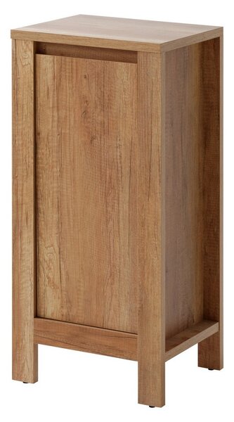 ViaDomo Via Domo - Koupelnová skříňka nízká Classic Oak - hnědá - 40x86x35 cm