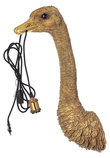 Nástěnná lampa Gold Ostrich 72cm