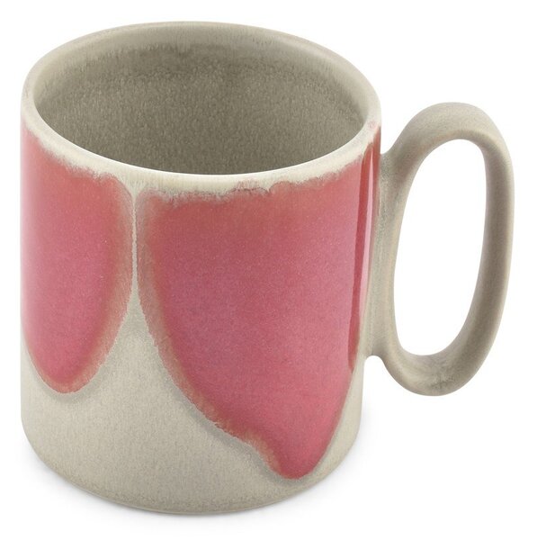 Růžový/šedý kameninový hrnek 390 ml Paint – Salt&Pepper