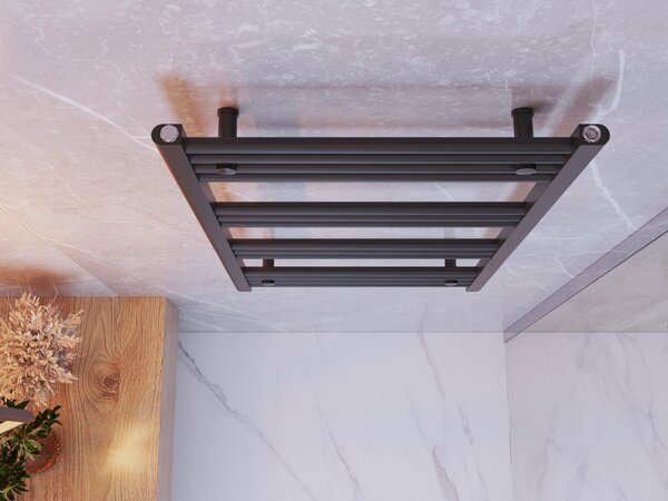 Gamma Erga Basic, topné těleso 1000x600 mm, 463 W, černá, ERG-LAV-BASIC-10060-BK