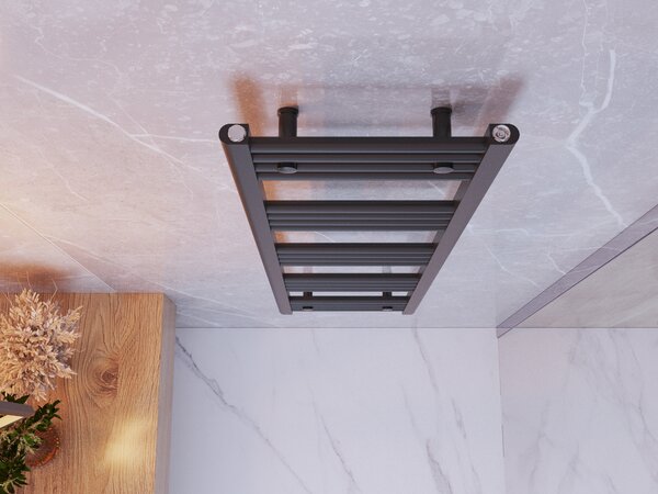 Gamma Erga Basic, topné těleso 1400x400 mm, 464 W, černá, ERG-LAV-BASIC-14040-BK