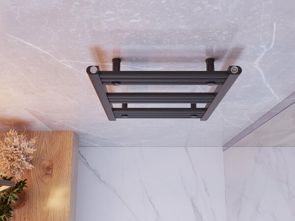Gamma Erga Basic, topné těleso 700x500 mm, 273 W, černá, ERG-LAV-BASIC-7050-BK