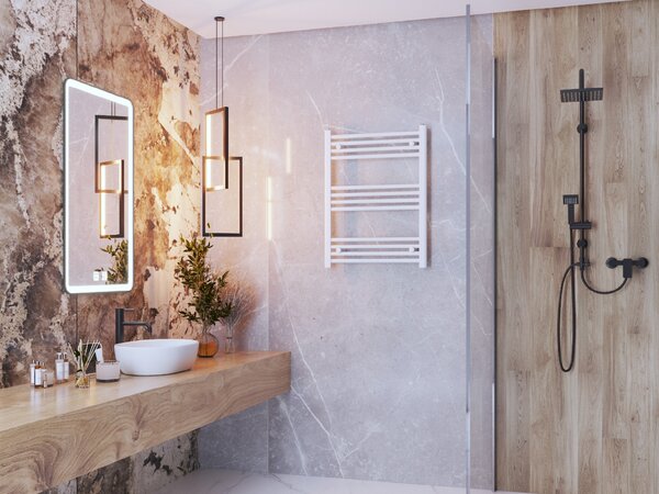 Gamma Erga Basic, topné těleso 800x600 mm, 370 W, bílá, ERG-LAV-BASIC-8060-WH