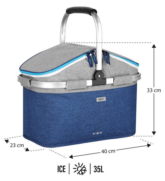 NC2901 CHLADÍCÍ TAŠKA / KOŠÍK 35L NILS