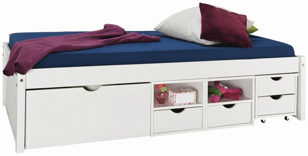 POSTEL, bílá Carryhome - Jednolůžkové postele, Online Only