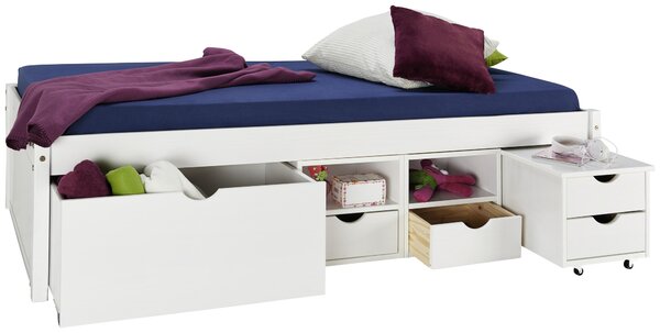 POSTEL, bílá Carryhome - Jednolůžkové postele, Online Only