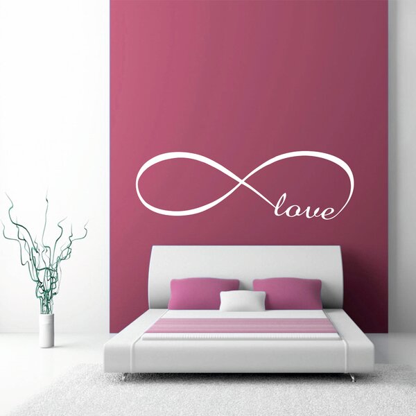 Samolepka na zeď - Love nápis (60x19 cm) - PopyDesign