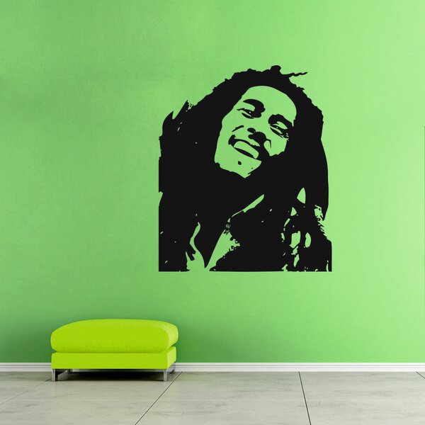 Samolepka na zeď - Bob Marley (50x60 cm)