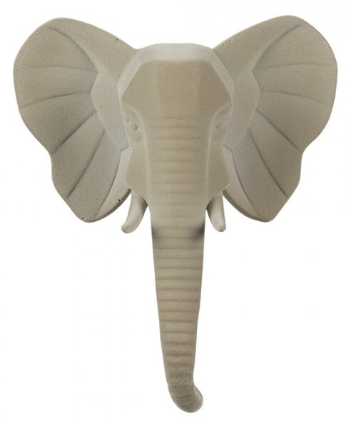 Nástěnná dekorace Slon Elephant - 17*8*21 cm - Clayre & Eef
