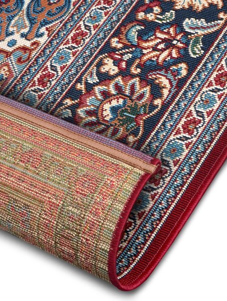 Hanse Home, Kusový koberec Flair 105716 Red Blue – na ven i na doma, 80x165, červená, chodba / předsíň