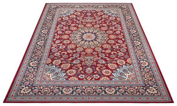 Hanse Home, Kusový koberec Flair 105716 Red Blue – na ven i na doma, 80x165, červená, chodba / předsíň