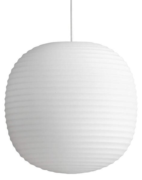 New Works Závěsné svítidlo Lantern Pendant, Medium, Frosted White Opal Glass 20620