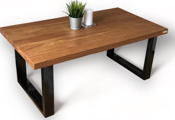 Morawood Konferenční stolek London Barva desky: Natural, Rozměry: 450x900(mm), Úprava hrany: Rovná