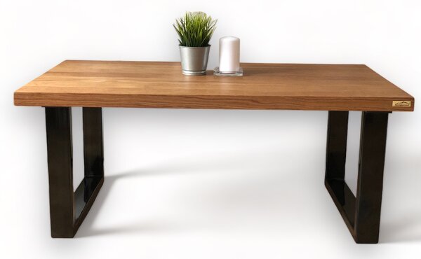 Morawood Konferenční stolek London Barva desky: Natural, Rozměry: 450x900(mm), Úprava hrany: Rovná