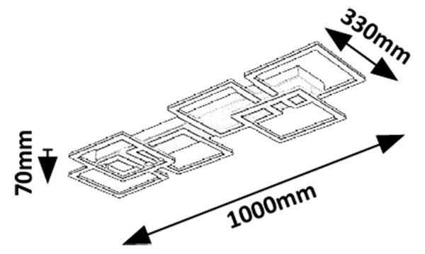 Rabalux FATMA LED stropní svítidlo 71390