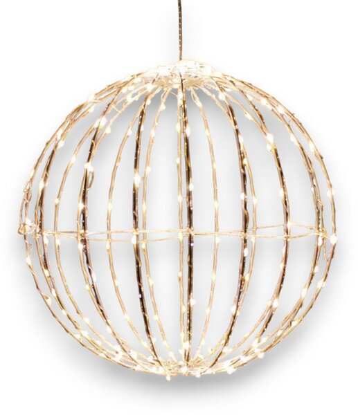 ACA Lighting LED vánoční 3D koule, průměr 20 cm, 100 LED, 230V, IP44