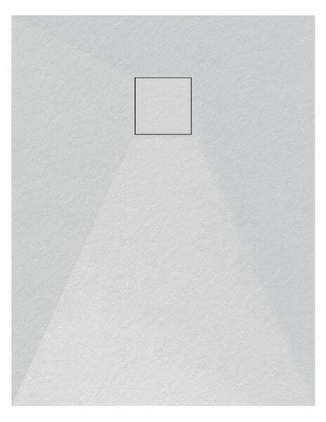 Gamma Erga Oldaf, SMC obdélníková sprchová vanička 70 x 90 cm, bílá matná, ERG-GMA-OL-7090