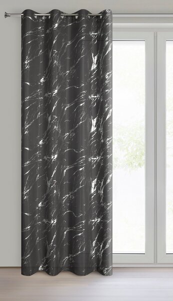ZÁVĚS NA KROUŽCÍCH LANI 140X250 CM VZOROVANÁ
