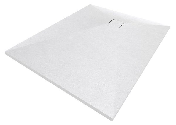 Gamma Erga Oldaf, SMC obdélníková sprchová vanička 100 x 80 cm, bílá matná, ERG-GMA-OL-80100