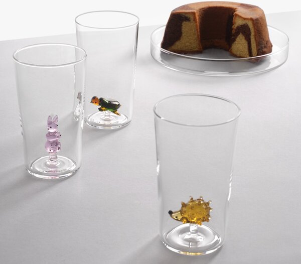 Ichendorf Milano designové sklenice na vodu Animal Farm Longdrink Duck