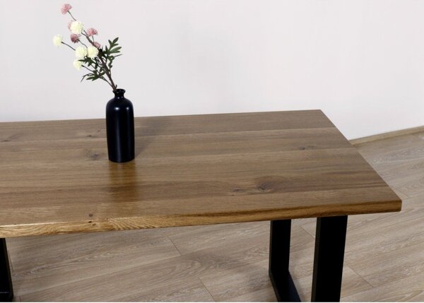 Morawood Jídelní stůl Palermo Barva desky: Medová, Rozměr desky: 700x1200(mm), Úprava hrany: Přírodní