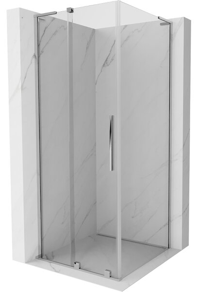 Mexen Velar L, sprchový kout s posuvnými dveřmi 90 x 90 cm, 8mm čiré sklo, chromová, 871-090-090-03-01