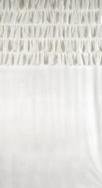 ZATEMŇOVACÍ ZÁVĚS NA PÁSCE AURA 140X270 CM BÍLÁ
