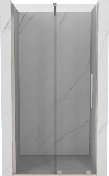 Mexen Velar, posuvné sprchové dveře do otvoru 90 cm, 8mm čiré sklo, broušená ocel, 871-090-000-01-97