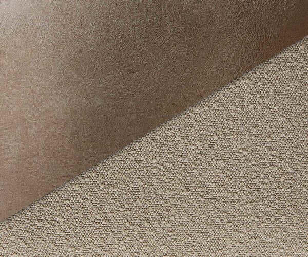 DELIFE Jídelní židle Pejo-Flex kombinace materiálů tmavě béžová jídelní židle plochá černá taštičkové pružiny