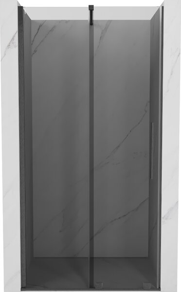Mexen Velar, posuvné sprchové dveře do otvoru 100 cm, 8mm šedé sklo, grafit broušený, 871-100-000-41-66