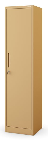 Kancelářská skříň na dokumenty ALEX, 450 x 1850 x 400 mm, Fresh Style: béžová