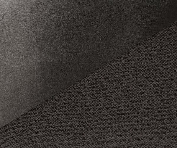 DELIFE Jídelní židle Abelia-Flex s područkami kombinace materiálů černá podnož kříž nerezová ocel 360° otočná houpací funkce