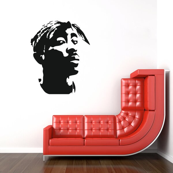 Samolepka na zeď - Tupac (48x60 cm)