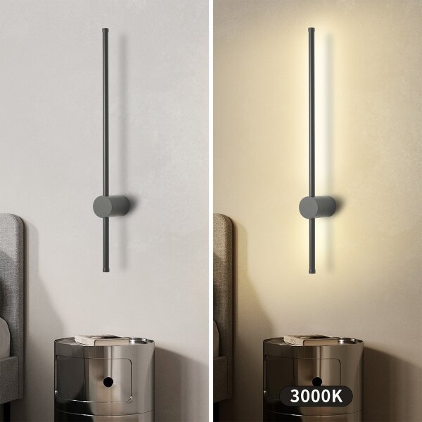 Brilagi - LED Venkovní nástěnné svítidlo AURA LED/12W/230V 3000K IP54 antracit