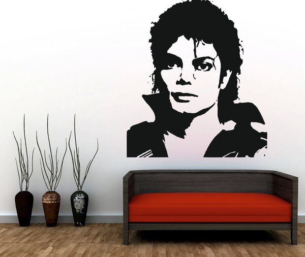 Samolepka na zeď - Michael Jackson 2 (53x60 cm)
