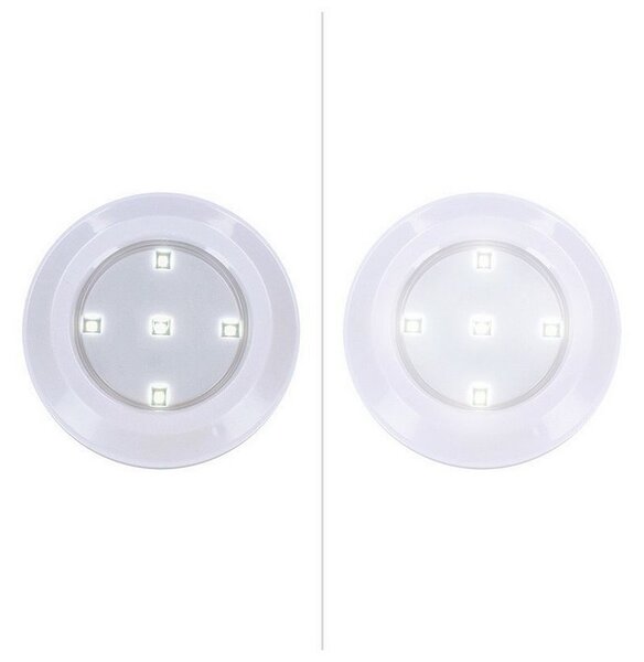 SOLIGHT LED orientační lampička na baterie AAA + dálkové ovládaní 50Lm bílá