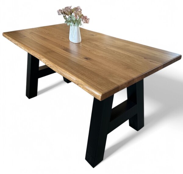 Morawood Jídelní stůl Alabama Barva desky: Medová, Rozměr desky: 700x1200(mm), Úprava hrany: Přírodní