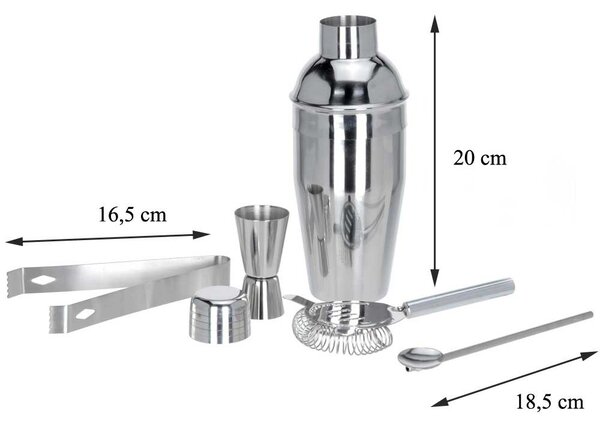 Barmanská souprava Chromic 5-dílná