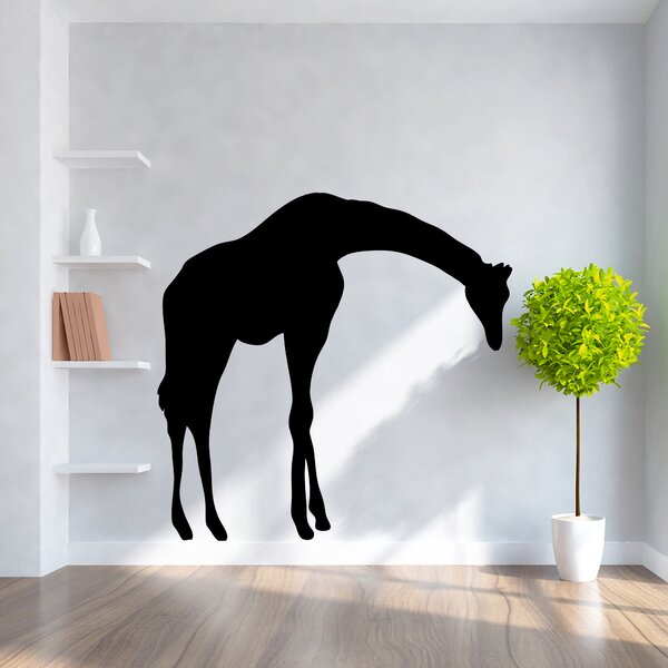 Samolepka na zeď - Žirafa 2 (60x58 cm)