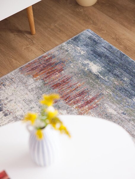 Moderní kusový koberec Ragolle Argentum 63393 6656 modrý Rozměr: 120x170 cm