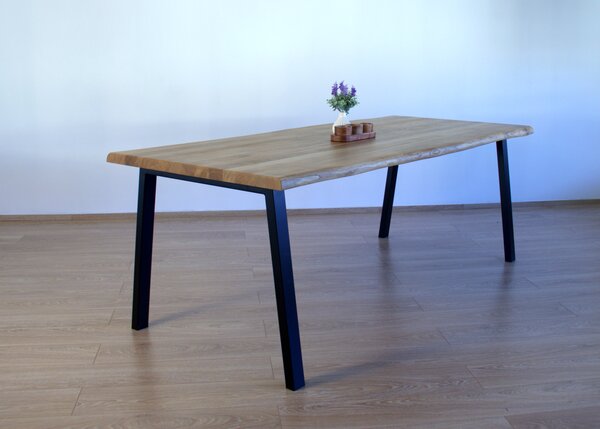 Morawood Jídelní stůl Valencie Barva desky: Medová, Rozměr desky: 700x1200(mm), Úprava hrany: Přírodní