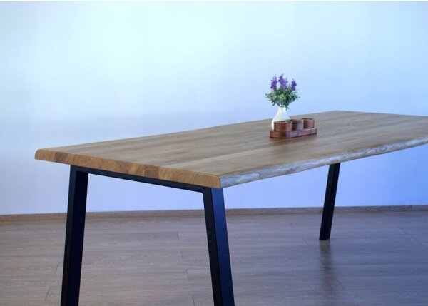 Morawood Jídelní stůl Valencie Barva desky: Medová, Rozměr desky: 700x1200(mm), Úprava hrany: Přírodní