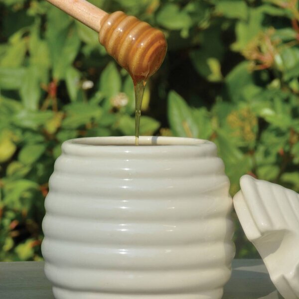 Keramická nádoba na med Honey, 12,5x11 cm