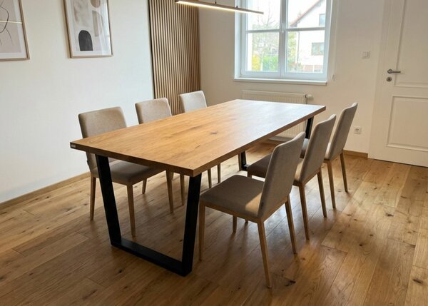 Morawood Jednací stůl Paris Barva desky: Natural, Rozměr desky: 1000x2000(mm), Úprava hrany: Rovná